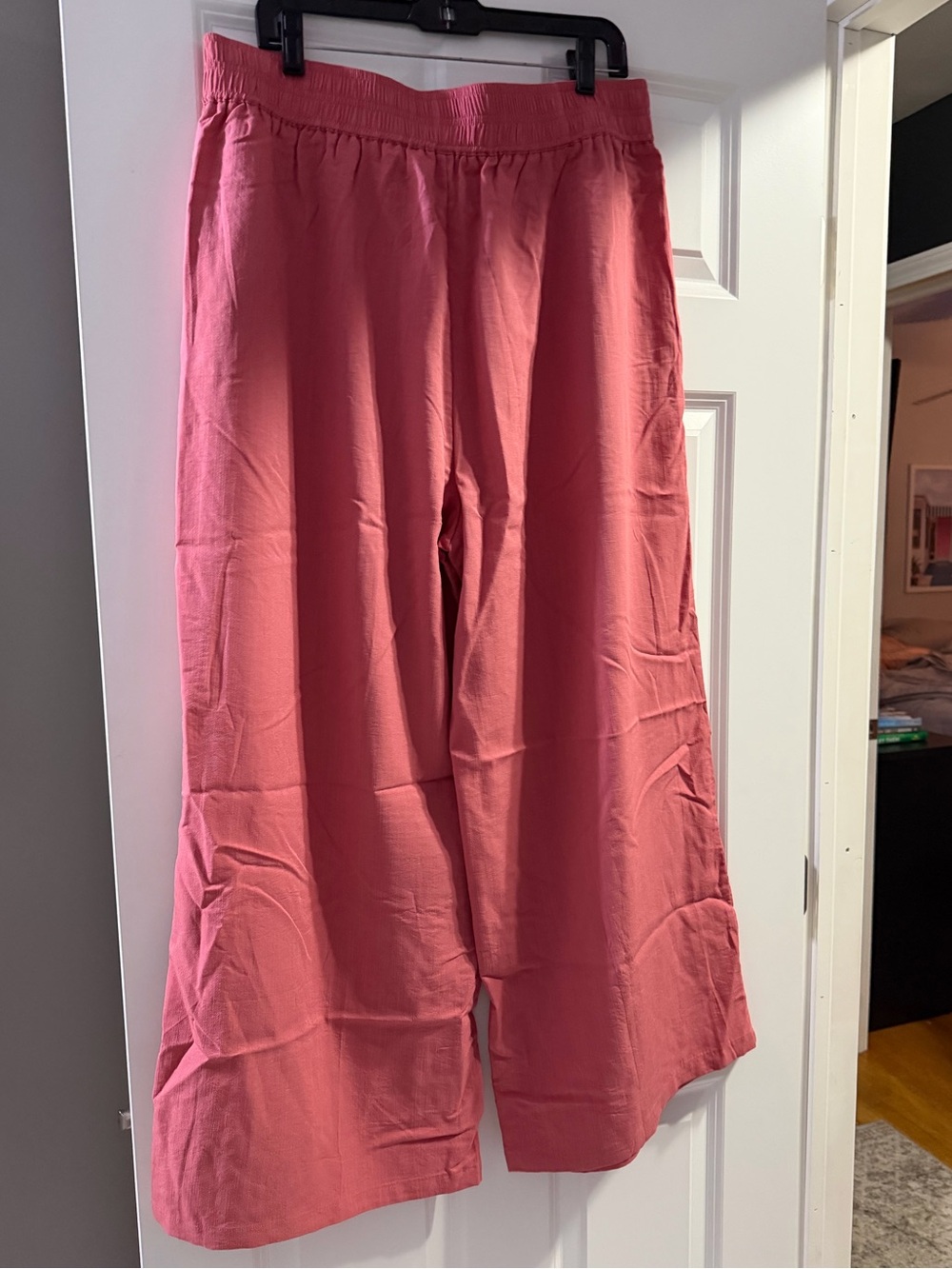 Women's Wide-Leg Palazzo Pants in Dusty Rose - NWT! - Picture 9 of 11